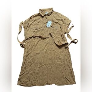 tan dress